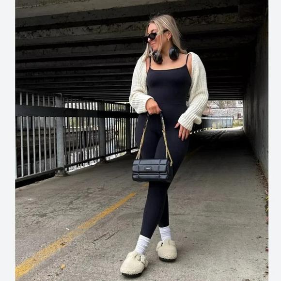 Aritzia Wilfred Free Divinity Jumpsuit Black Size Small - Picture 3 of 7